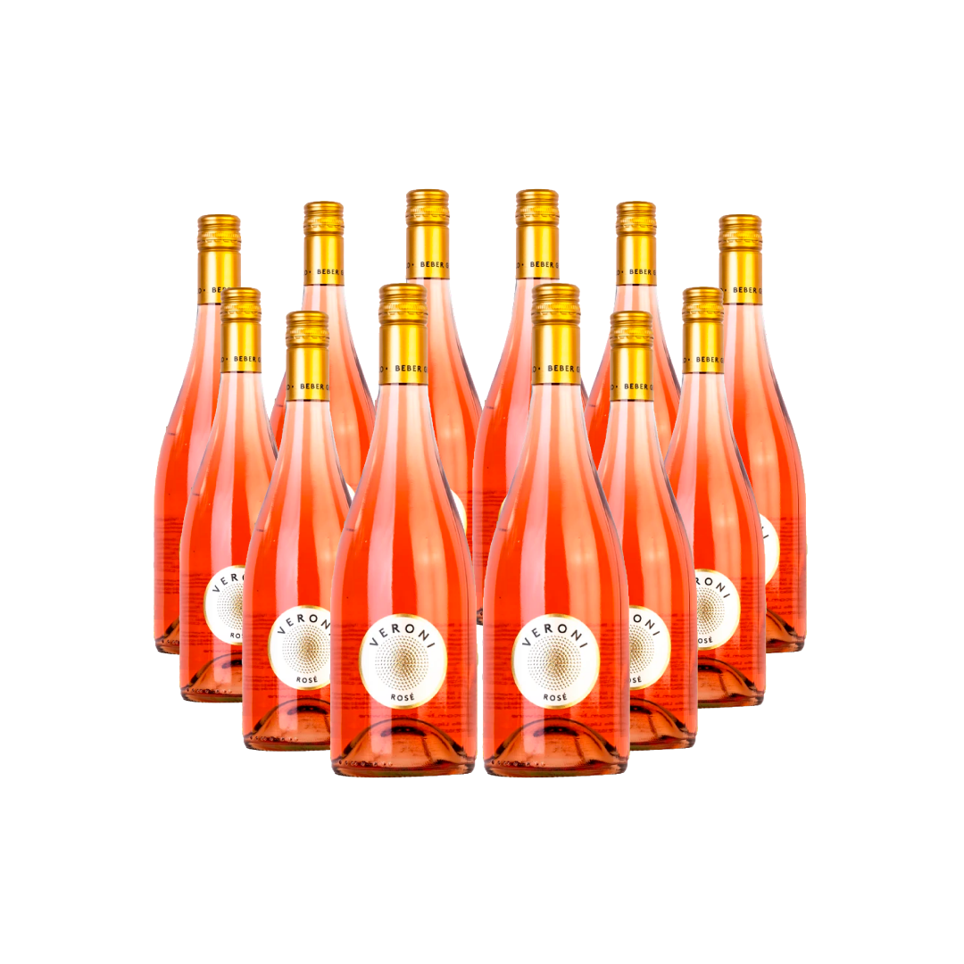 Kit 12 Garrafas Vinho Veroni Rosé