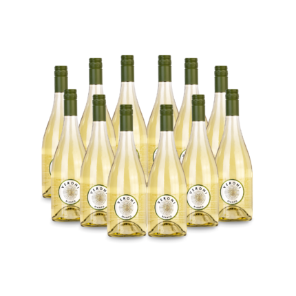 Kit 12 Garrafas Vinho Veroni Bianco